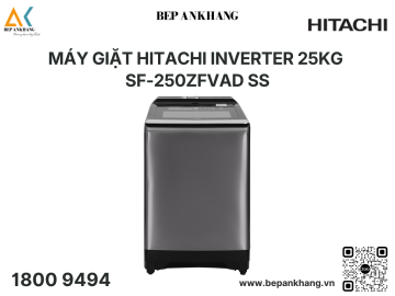 Máy giặt Hitachi Inverter 25 kg SF-250ZFVAD SS 